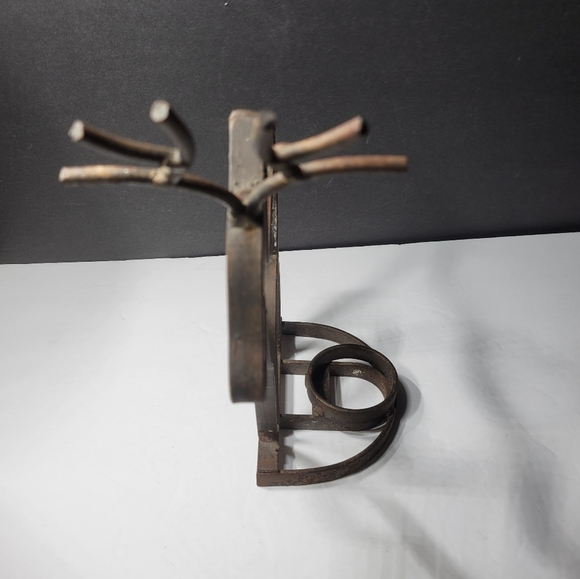 Wrought Iron Deer Candle Holder Decor - Picture 6 of 11